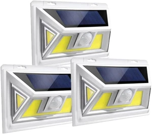 Upgrade with Magnet 3Pack Solar Motion Sensor Lights, Ultra Bright Outdoor Light - Picture 1 of 7