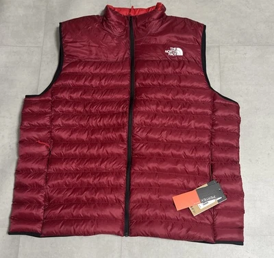 THE NORTH FACE  Beetroot Red Terra Peak Puffer Vest Jacket Men’s Size - Image 1 of 4