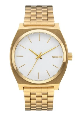 Nixon Time Teller A045-508-00 Men's 37mm Quartz Light Gold / White 100M WR - Image 1 of 3