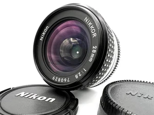 Nikon Ais Ai-s Nikkor 28mm f/2.8 Wide Angle MF Lens FM2 Df F3 From Japan Tested - Picture 1 of 19