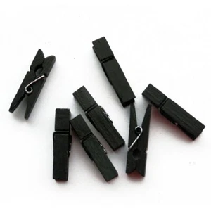 100pcs/set Mini Colored Wooden Clips For Photo Clips Clothespin Paper Peg Pin Cr - Picture 1 of 1