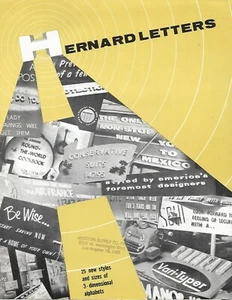 Brochure - Hernard - 3 Dimensional Letters - for Signs - c1962 (A1124) - Bild 1 von 1
