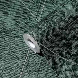 Vliestapete 38824-2 Rauten Grafik Metallic Grün Silber A.S. Creation (4,67€/1qm) - Bild 1 von 5