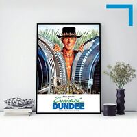1986 CROCODILE DUNDEE - Movie Film Poster Print A3 A4 A5 - Home Decor/Wall Art