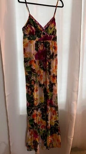 Candie's Floral Maxi Tiered Summer/ Spring Dress, Size XL, NWT - Picture 1 of 11