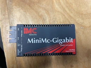 + CONVERTISSEUR FIBRE GIGABIT IMC NETWORKS 856-10731 GIGA-MINIMC 10/100/1000 Mbps - Photo 1/4