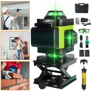 16 Line Laser Level Laser Wasserwaage Kreuzlinienlaser mit Stativ Lasermessgerät - Bild 1 von 12