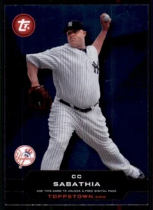 2011 Topps town CC Sabathia New York Yankees #TT-49 - Picture 1 of 2