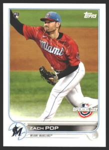 Zach Pop #204 2022 Topps Opening Day Miami MarlinsRC Rookie - Picture 1 of 2