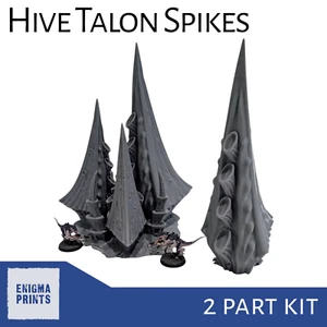 Hive Talon Spikes - Terreno tiranide stampato in 3D 28 mm per Wargaming da tavolo - Foto 1 di 7