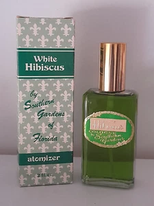 White Hibiscus Cologne Pour Southern Gardens Of Florida 60ml. Vintage - Picture 1 of 1