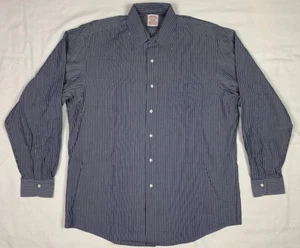 Vintage Brooks Brothers blau gestreiftes Herrenhemd L/S B9 - Bild 1 von 9
