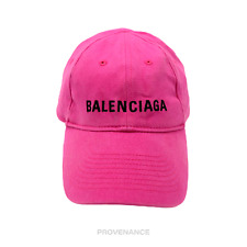 🔴 Balenciaga Embroidered Logo Cap - Washed Pink