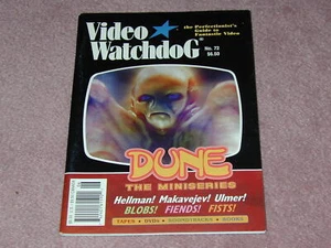VIDEO WATCHDOG # 72, DUNE miniseries, Hellman, Dusan Makavejev FREE SHIPPING USA - Imagen 1 de 1