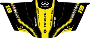 Renault Skin for Logitech G29 G920 G27 G25 Custom Vinyl Decal Sticker Graphic - Picture 1 of 1