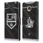 OFFICIAL NHL LOS ANGELES KINGS LEATHER BOOK WALLET CASE FOR MOTOROLA PHONES