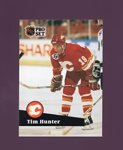 1991 Pro Set Tim Hunter #366 - Calgary Flames - Picture 1 of 2