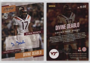 2021 Panini Chronicles Draft Picks Orange Divine Deablo #PS-DVD Rookie Auto RC