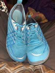 Merrell Bare Access Size 8 Sneaker Aqua Lace Up Trainers Athletic Shoes Womens - Picture 1 of 6