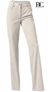 NEU CREMEWEIß SCHLANKE BAUCHWEG HOSE SLIM FIT 5-POCKET STRASS 50 XL B.C. *077026 - Bild 1 von 9
