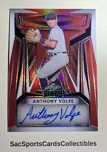 Anthony Volpe 2023 Leaf Metal Auto Rookie Red #’d /3 - Picture 1 of 2