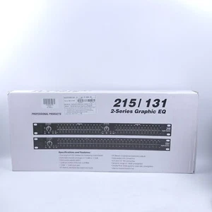 Graphic Equalizer 15-Band Stereo EQ for Home Audio, Dual Channel Professional DJ - Picture 1 of 7