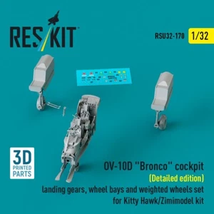 ResKit 1/32 OV-10D "Bronco" cockpit (Detailed edition) landing gears, wheel bays - Bild 1 von 4