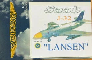 1/144 Cold War Fighter: Saab J-32 Lansen [Schweden] #mini055: Miniwing  - Bild 1 von 1
