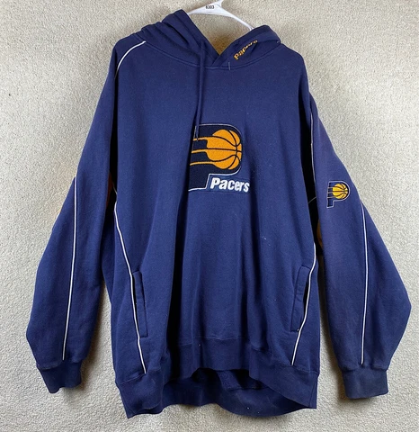 Indiana Pacers XL Sweatshirt NBA Blue Size XL Hooded Sweatshirt Pullover Hoodie Cover