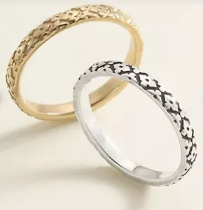 Anillo James Avery Retirado Guirnalda Floral Esterlina Banda/Talla-6.75-7 - Imagen 1 de 8