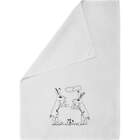 'March Hares' Cotton Tea Towel / Dish Cloth (TW00034605)