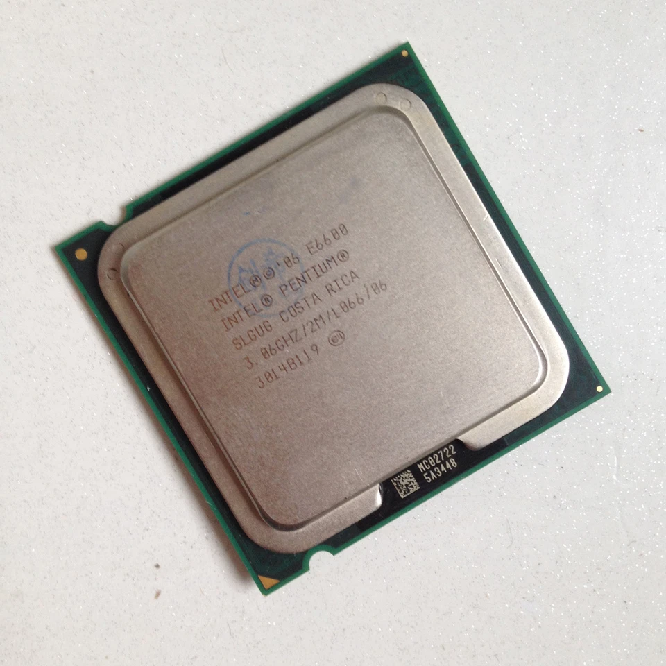 Intel Pentium E6600 3.06 GHz 1066 MHz 2MB Socket 775 Dual-Core Processor For PC - Image 1 of 1