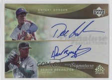 2005 Upper Deck Reflections Dual Signature Dwight Gooden Dewon Brazelton Auto