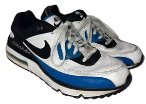 Nike Air Max Wright 317551-106 Herren 13 Sneaker Weiß Blau Schwarz 2008 MÄNGEL - Bild 1 von 11