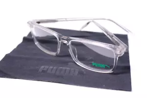 NEW PUMA PU0260O 003 EYEGLASSES TRANSPARENT SIZE: 55 - 16 - 145 - Picture 1 of 5