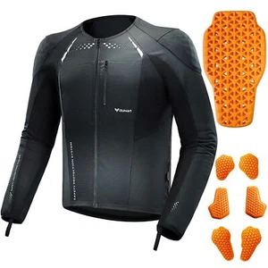 Motorcycle Shirt Mesh Motorcycle Jacket Men with CE Level 2 Armor motorcycle ... - Picture 1 of 7