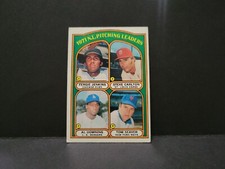 1972 Topps #93 NL Victory Leaders Fergie Jenkins  Steve Carlton  Tom Seaver HOF