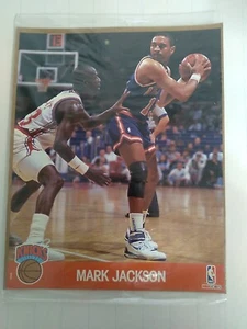 1990 Mark Jackson Knicks Basketball Portrait 8x10" - Picture 1 of 4