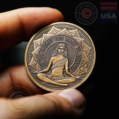 Energy Coin |  EDC Reminder Coins | Motivational Token - Image 1 of 4