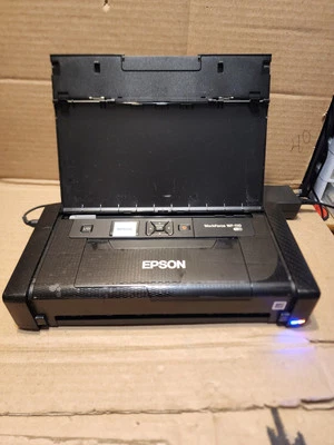 Epson WorkForce WF-110 Wireless Inkjet Mobile Printer -Black w/OEM Epson Power - Image 1 of 4