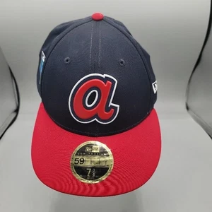 Berretto da baseball basso profilo New Era 59FIFTY 7 3/4 rosso navy MLB Florida 2018 aderente - Foto 1 di 7