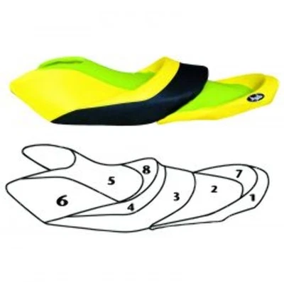Cubierta de asiento personalizada Waverunner SBT 108BT420 Yamaha 2008-2011 FX Cruiser HO-SHO Foto 1 de 4