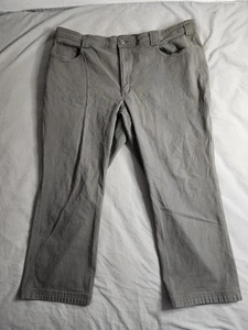 Duluth Flex Fire Hose Canvas Pants Mens Size 46x30 Charcoal Gray Workwear NEW - Picture 1 of 11