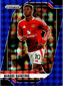 2024-25 Panini Prizm Marcus Rashford #126 Blue Mosaic Manchester United - Bild 1 von 2