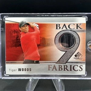 Gioco SP 2021 usato retro 9 tessuti Tiger Woods #B9-TW - Foto 1 di 2
