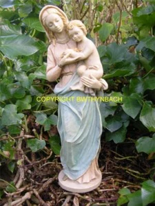 NEW RUBBER LATEX MOULD MOLD MOULDS SMALL RELIGIOUS MARY MADONNA AND JESUS - Picture 1 of 1