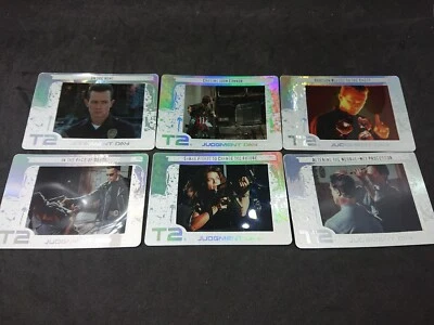 Terminator 2 Judgement Day 2003 Artbox Rare Insert 6 Card Set R1 - R6 CHASE - Image 1 of 2