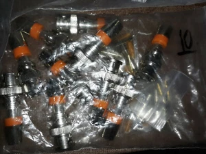 20EE49 ASSORTED BNC CONNECTORS, OVER 90 PCS, NEW OPEN BAG - Picture 1 of 5