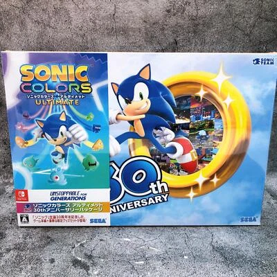 Nintendo Switch Sonic Colors Ultimate 30th Anniversary Package SEGA Sealed New - Image 1 of 4