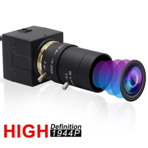 5 MP Mini USB Kamera 5–50 mm manuelle varifokale Linse Aptina MI5100 CCTV Videokamera - Bild 1 von 12
